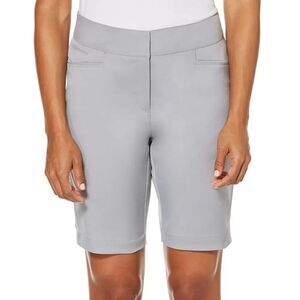 Grand Slam Women's Gray Performance 3-pocket Golf Shorts